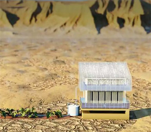 Solar technology extracts 3 liters of water from the air every day