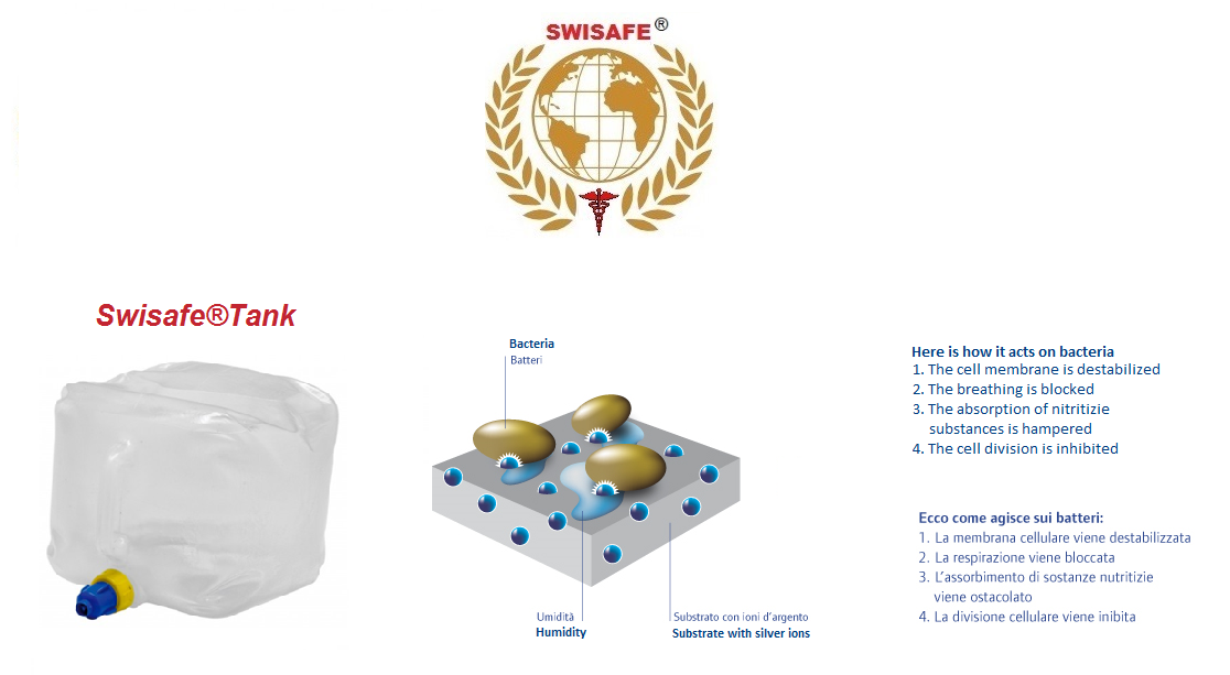 Swisafe&reg;Tank - here is how it acts on bacteria