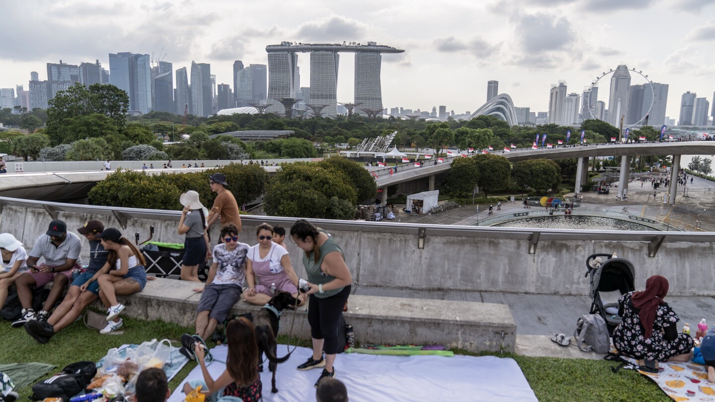 In water-stressed Singapore, a search for new solutions to keep the taps flowingA crack of thunder booms as dozens of screens in a locked office...