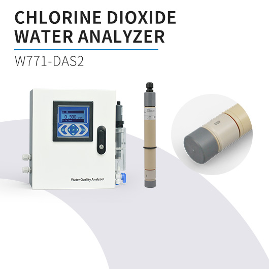 Inline Chlorine&ClO₂ Analyzer with AS2 Sensor for Industrial Process Water
