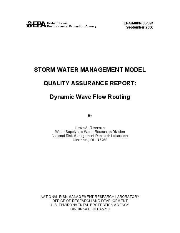 Storm Water Management Model