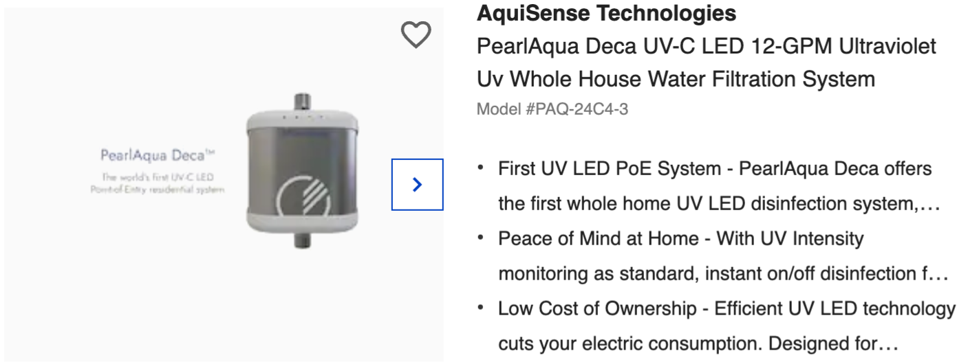 Lowe's now offers UV-C LED disinfection systems, Developed by AquiSense  Technologies - The Water Network