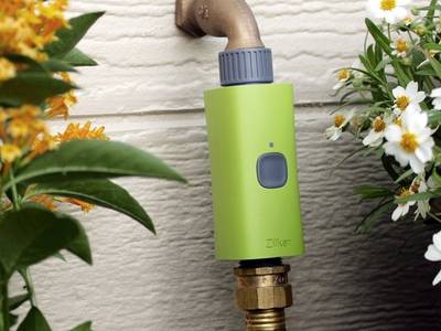 Smart irrigation valve adds connectivity and automation to any hose