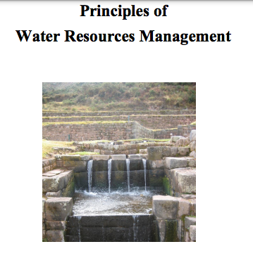 Lecture Notes: Principles of Water Resources Management - Concepts and Definitions