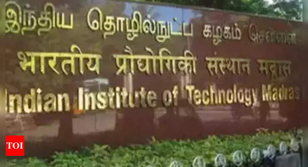 IIT-Madras professor bags award for water purification technology | Chennai News - Times of India