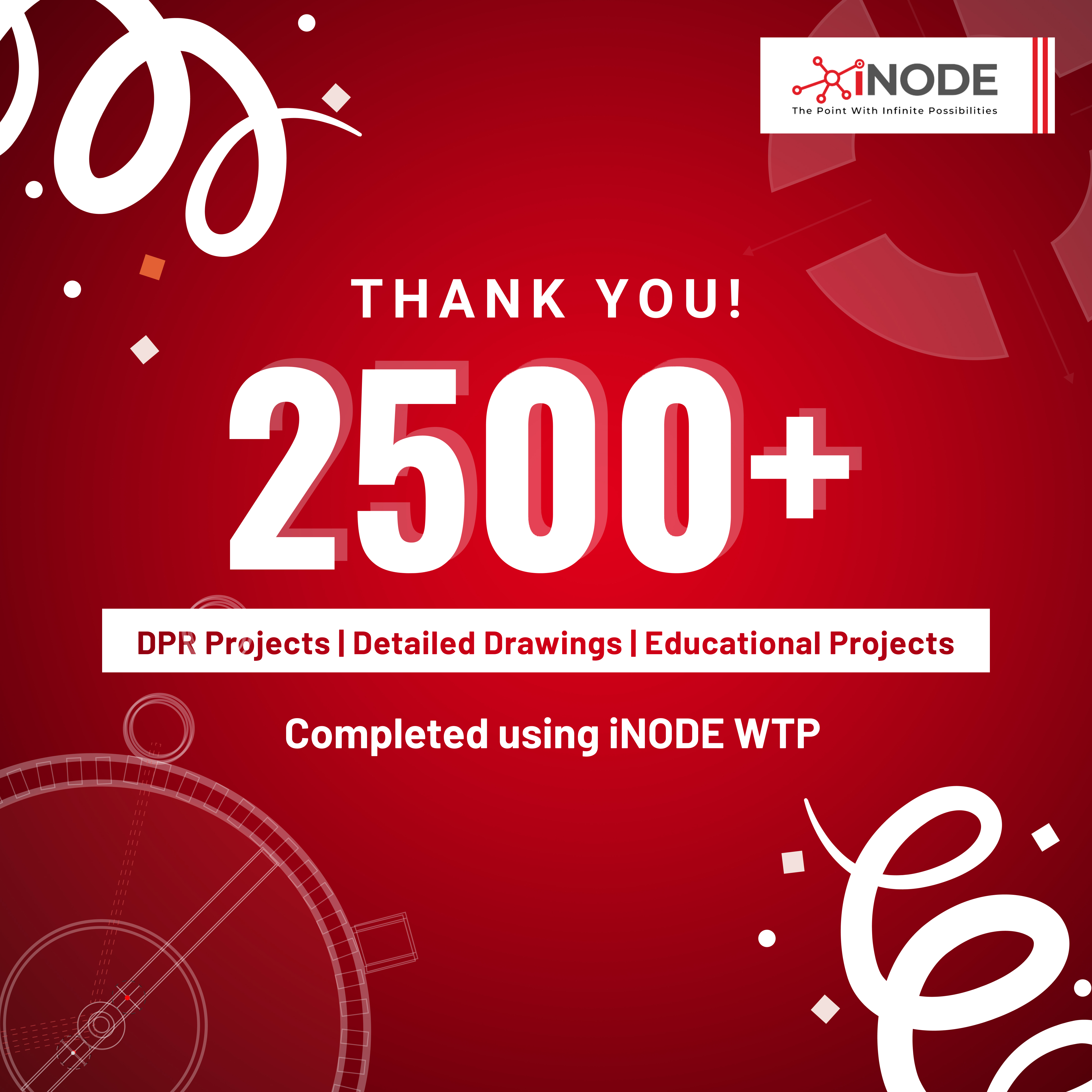 Another day, another achievement. With your help, we successfully completed more than 2500 projects using iNODE Water Treatment Plant Designing ...