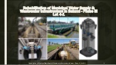 Rehabilitation ​of Municipal ​Water Supply ​and Wastewater ​Infrastructure -​ Case Study