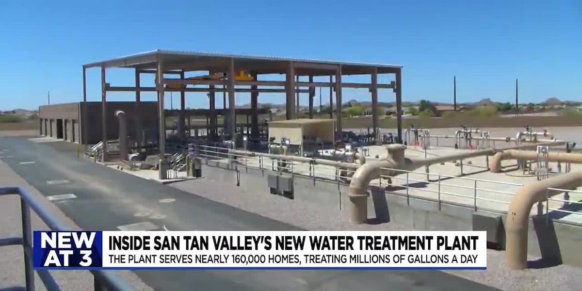 Inside San Tan Valley&#039;s new water treatment plant