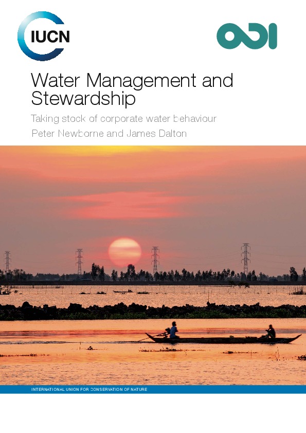 Water management and stewardship