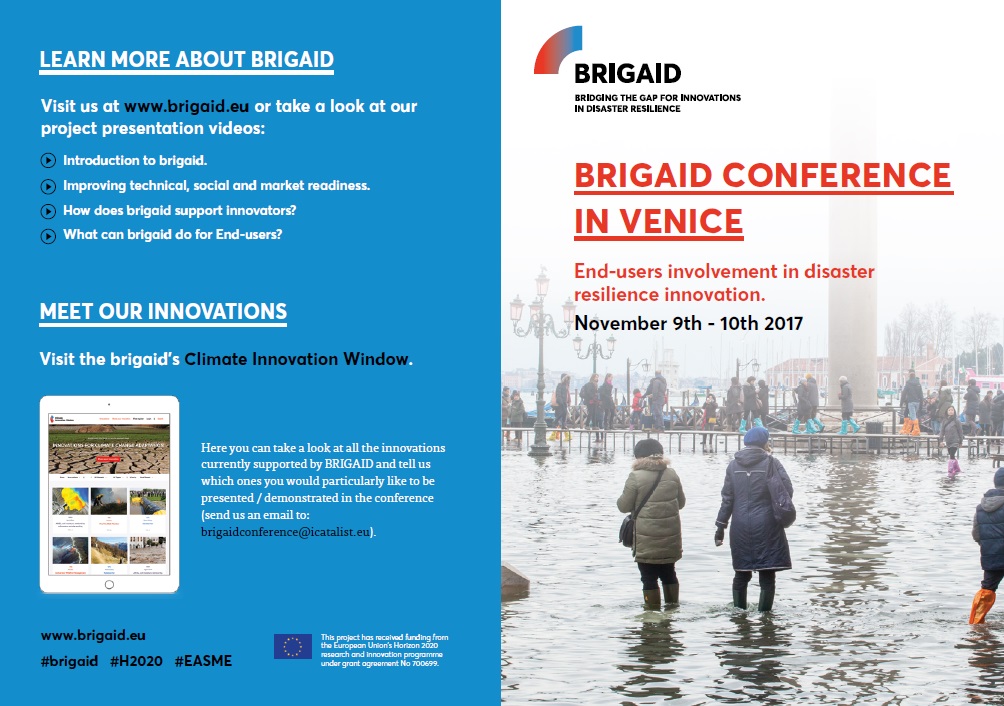 BRIGAID Conference, Venice 9-10 November 2017