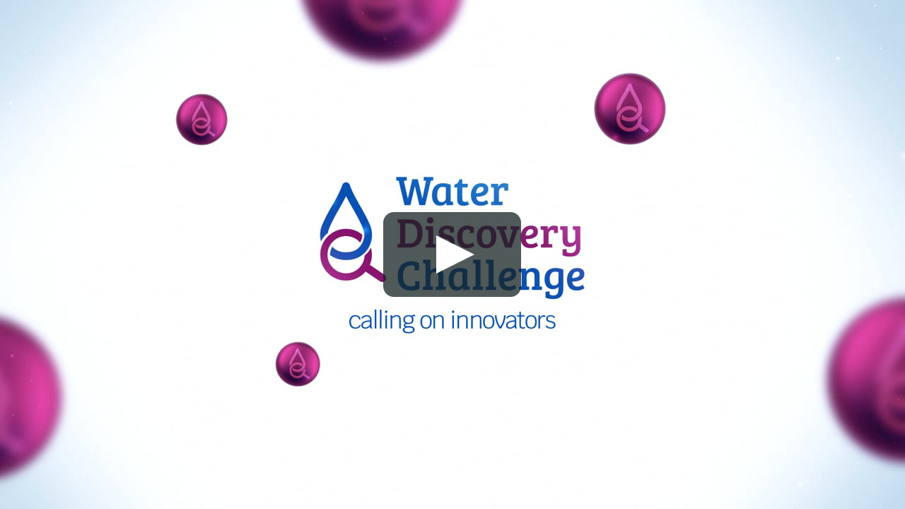 Water Discovery Challenge - calling on innovators