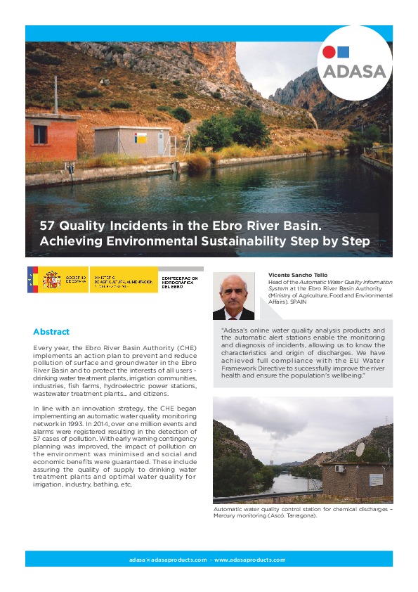 Case study on river water quality network