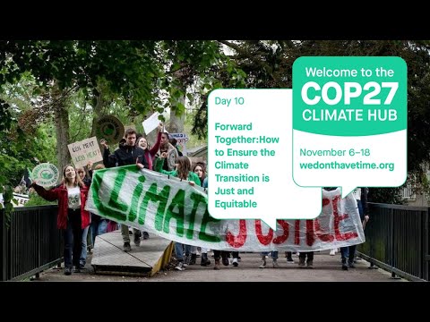 COP 27 - 17th November Washington Climate Hub - Forward Together