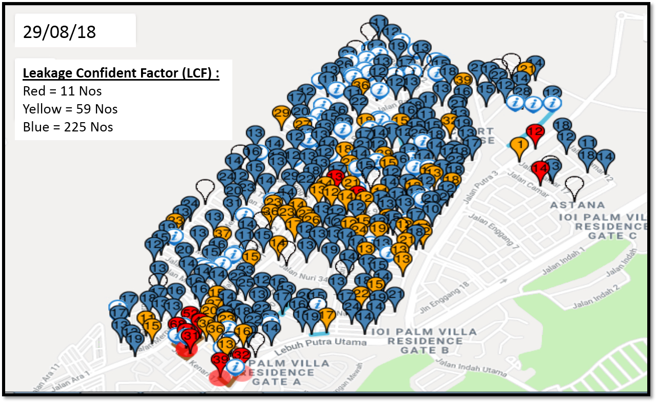 Remote noise logger trial pinpoints 115 leaks