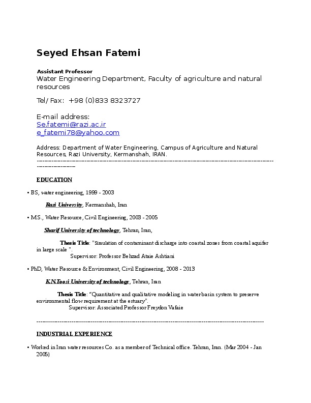 Ehsan Fatemi