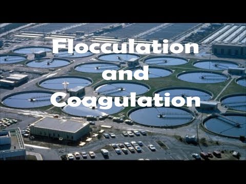 Flocculation and Coagulation - Floc Forming and Particle Settling (Video Animation)