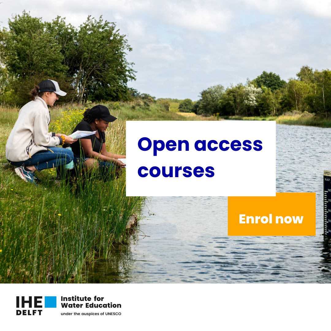 IHE Delft Institute for Water Education: Want to advance your skills at your own pace? Explore our free online courses! https://www.linkedin.com...