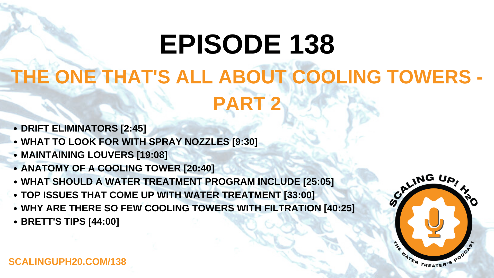 138 The One That’s All About Cooling Towers - Part 2 - Scaling UP! H2O