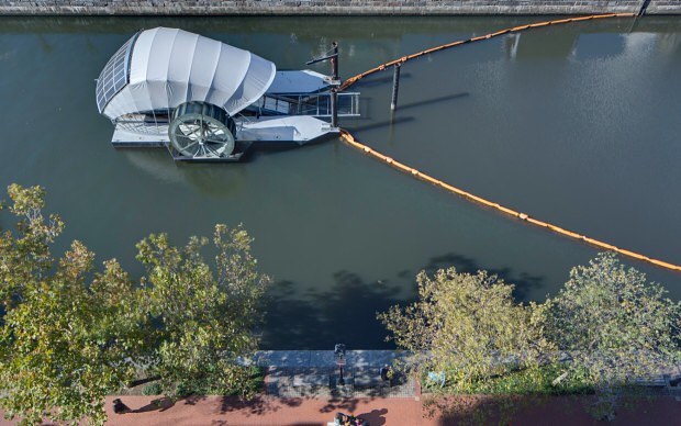 Hawai'i First Trash Water Wheel