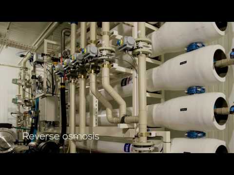 Fluence NIROBOX Containerized Seawater Desalination for Coastal Resort