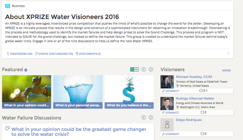 Xprize Water Visioneers