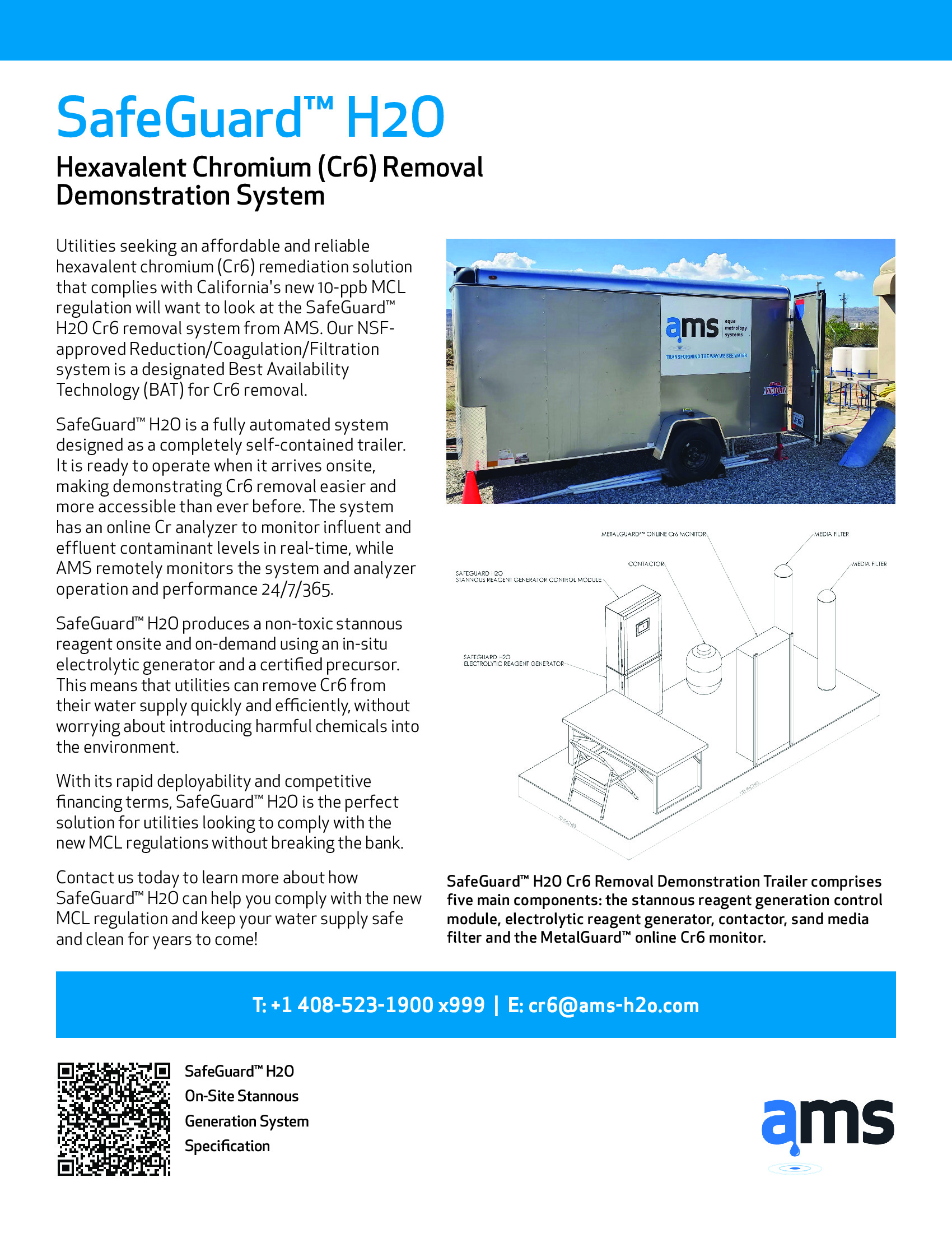 Hexavalent Chromium (Cr6) Removal Demonstration System