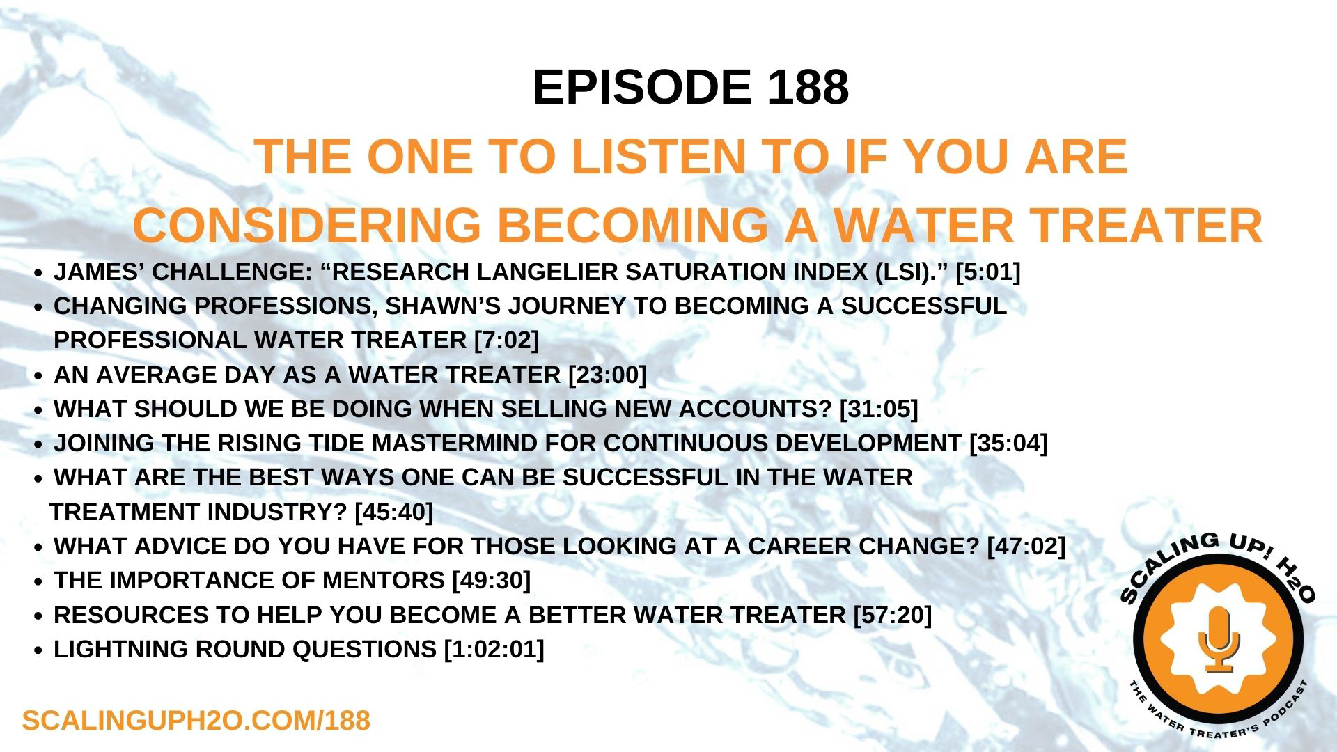 188 The One To Listen To If You Are Considering Becoming A Water Treater