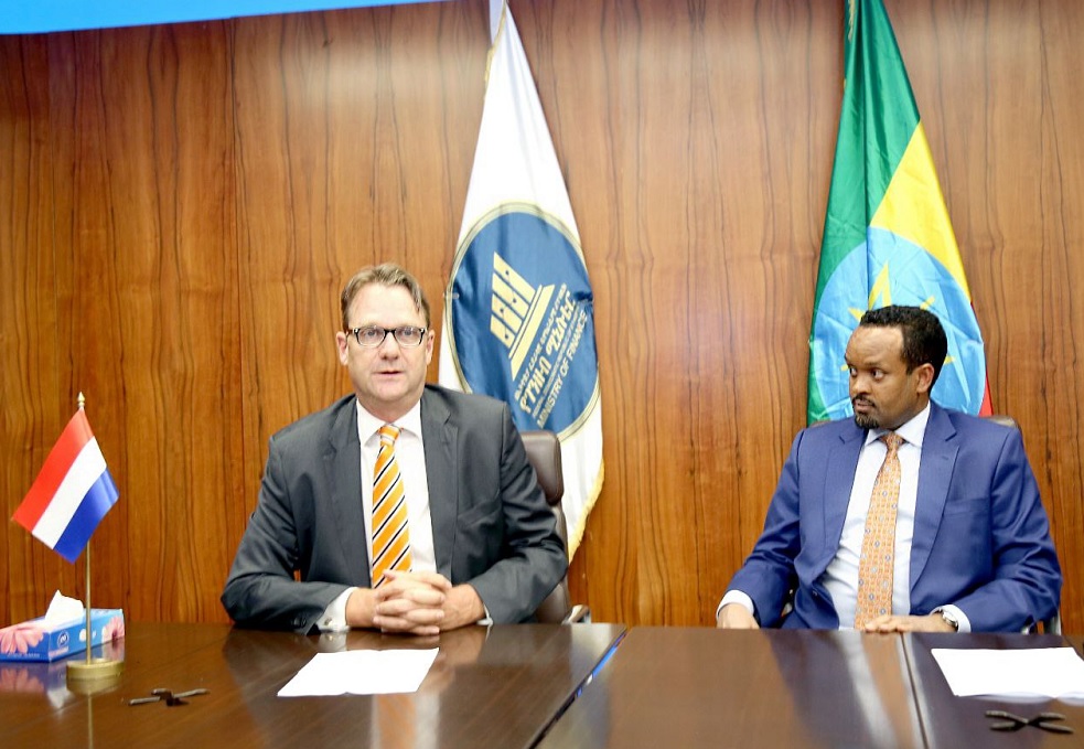 Ethiopia, Netherlands Sign 45 Mil Euros Agreement to Support Water Resource Mgt Program&nbsp;Addis Ababa, December 19/2023 (ENA) Ethiopia and Nether...