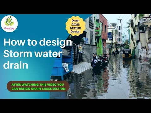 Storm water drain design Procedure #stormwater #drainagesystem #design #civilengineering #junior