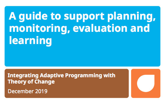 Integrating Adaptive Programming with Theory of Change