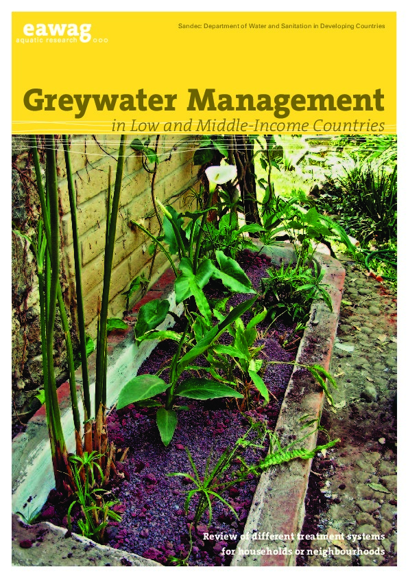 Greywater Management in Low and Middle-Income Countries