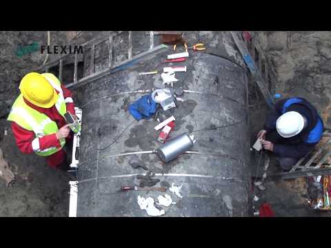 Non-invasive Ultrasonic Flow Measurement for Buried Pipe (Video)
