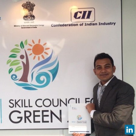 Arpo Mukherjee, Senior Executive at Skill Council for Green Jobs