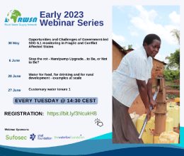 Rural Water Supply Network Webinar series