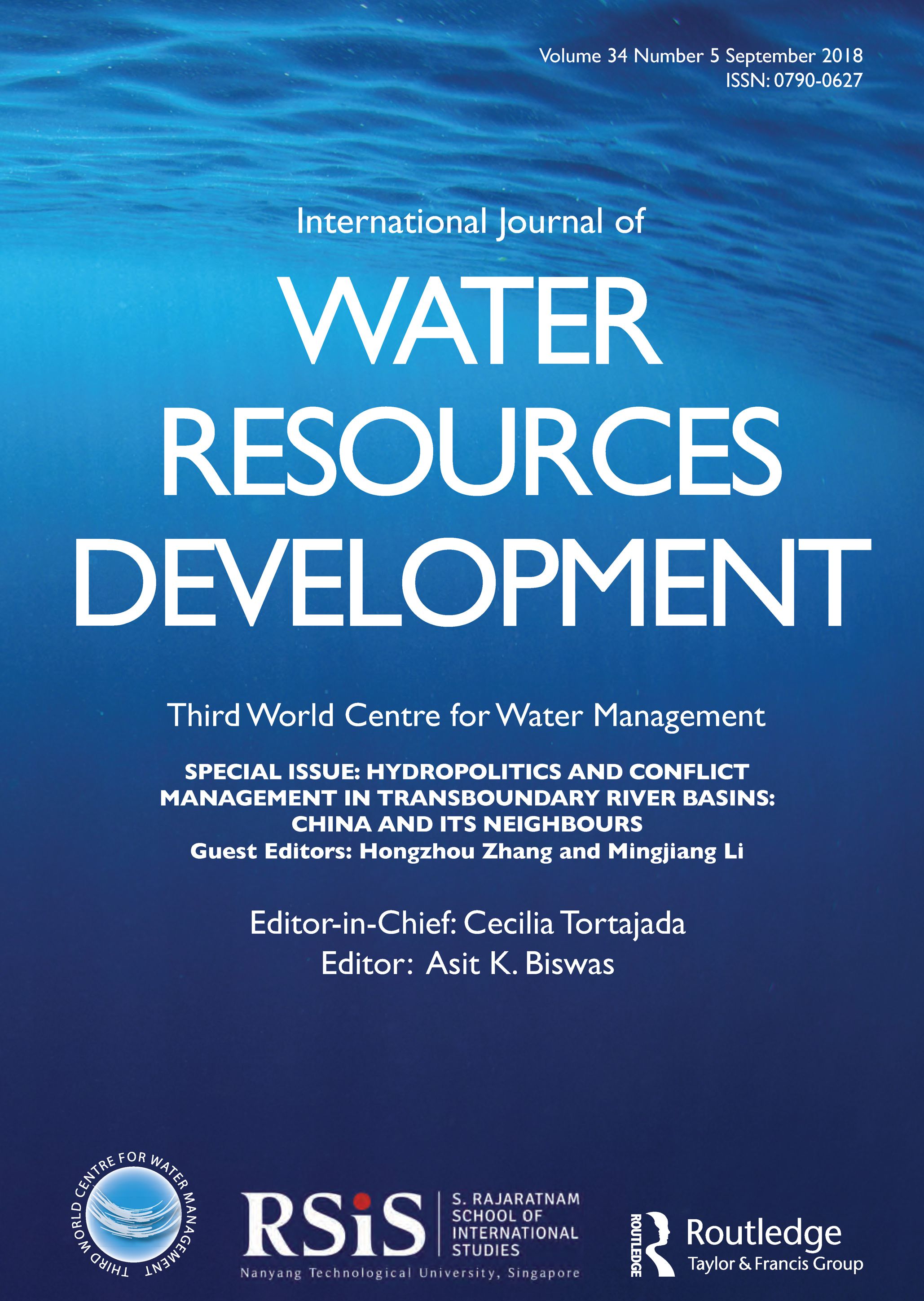 Hydropolitics and Conflict Management in Transboundary River Basins: China and its Neighbours special issue of the International Journal of Wate...