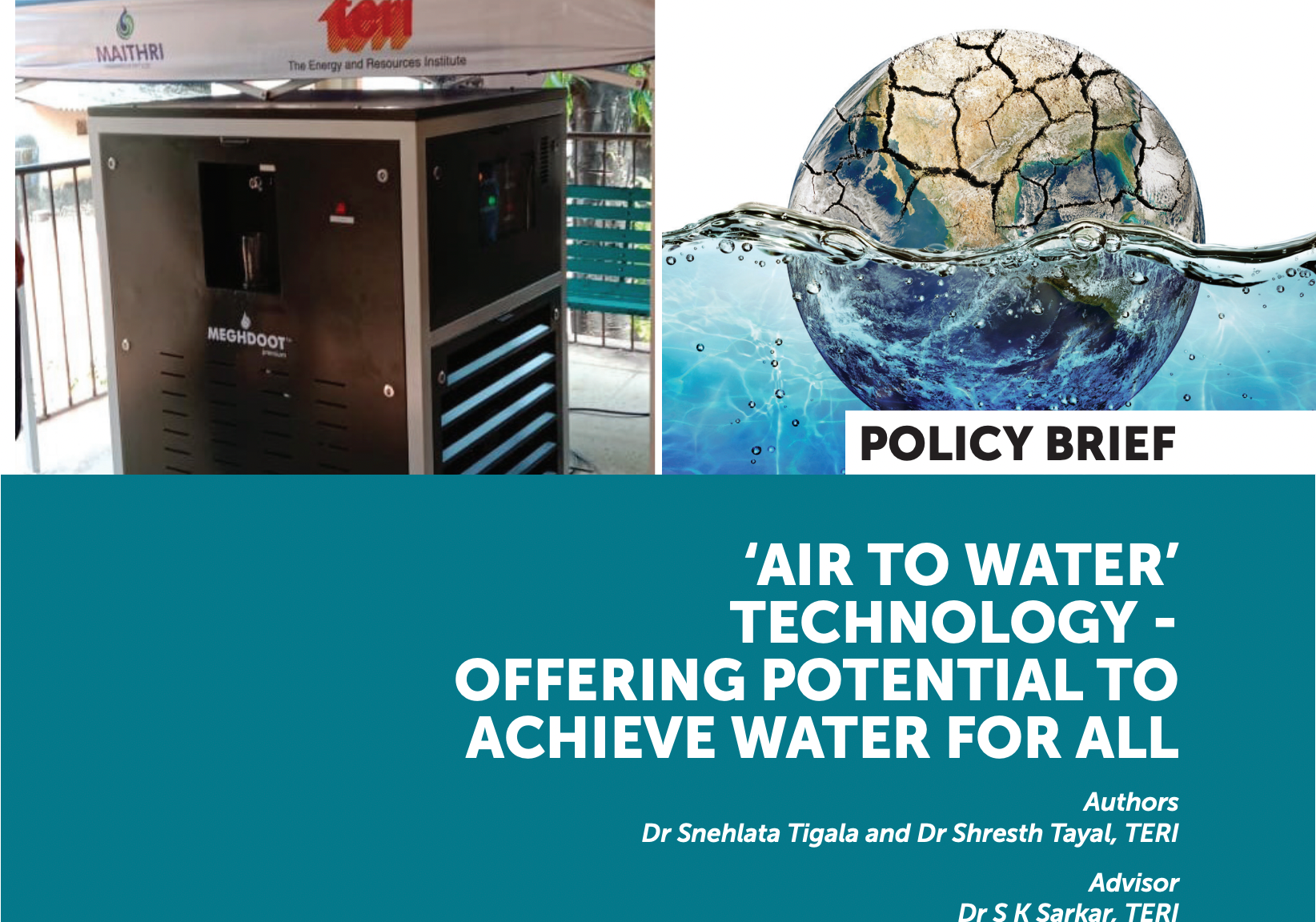Air to Water Technology - TERI Policy Brief