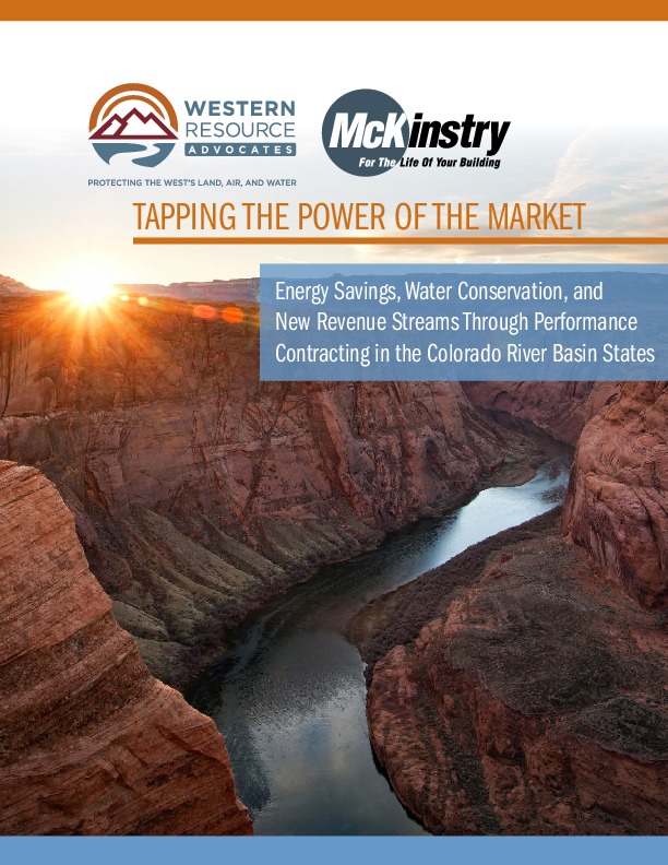 New market study for the Colorado River Basin states shows public schools/governments can save annually over $850 Million in energy and water sa...