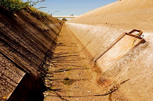 In dry California, salty water creeps into key waterways