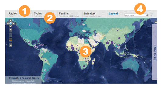 Are you looking for funding in WASH sector? then check out this funding map here http://www.washfunders.org/Funding-Map