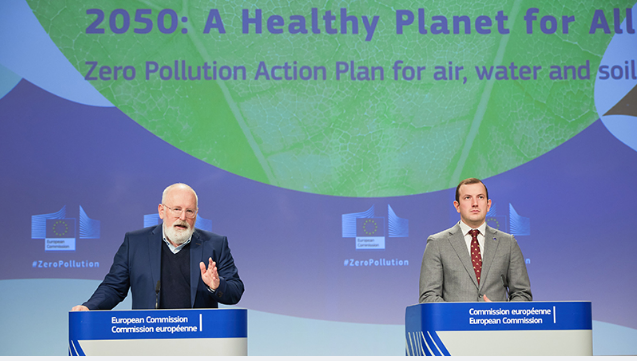 European Commission steps up towards zero pollution in 2050