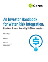 Investor Handbook for Water Risk Integration — Ceres