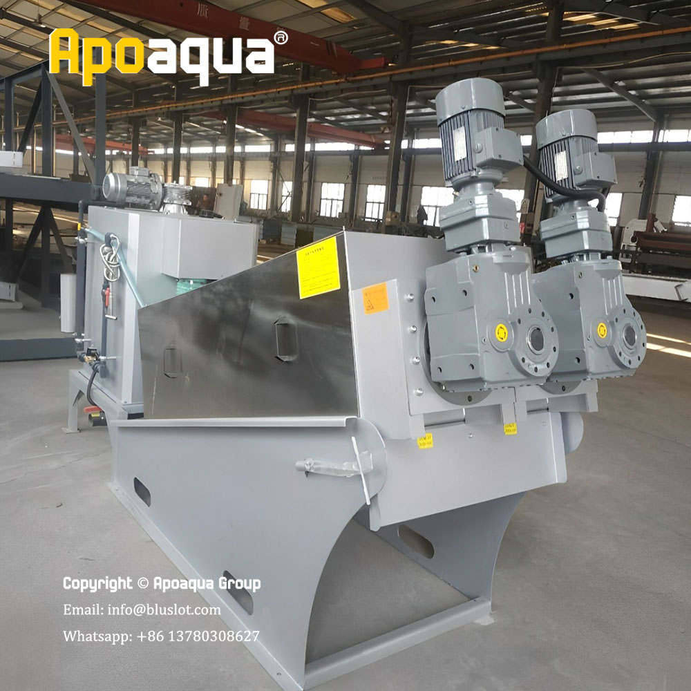 Apoaqua&#039;s sludge dewatering machine can be used for sludge treatment in power plants. A large amount of sludge will be produced during raw water...