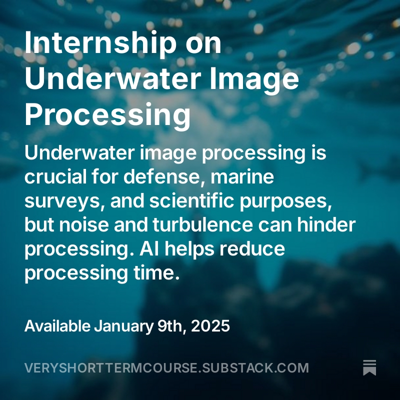 https://open.substack.com/pub/veryshorttermcourse/p/internship-on-underwater-image-processing?r=c8bxy&utm_campaign=post&utm_medium=web