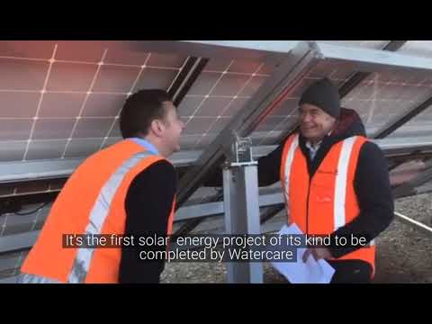 Watercare Opens New Solar Array at Pukekohe Wastewater Treatment Plant (Video)