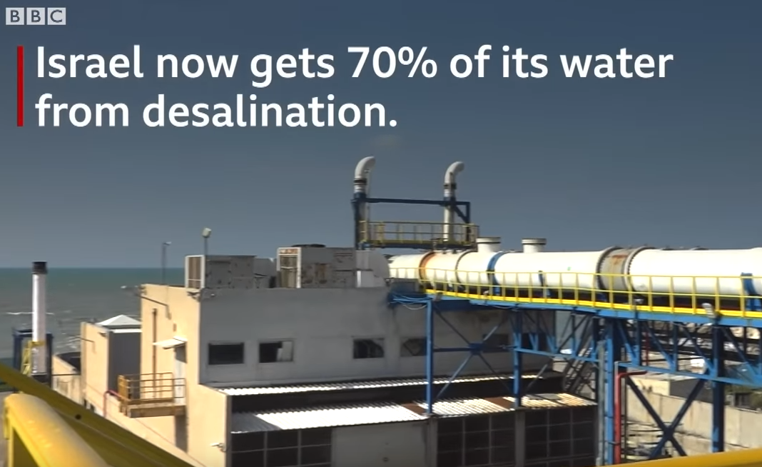 Could Desalination Help Prevent Water Wars in the Middle East? (BBC News Video Report)