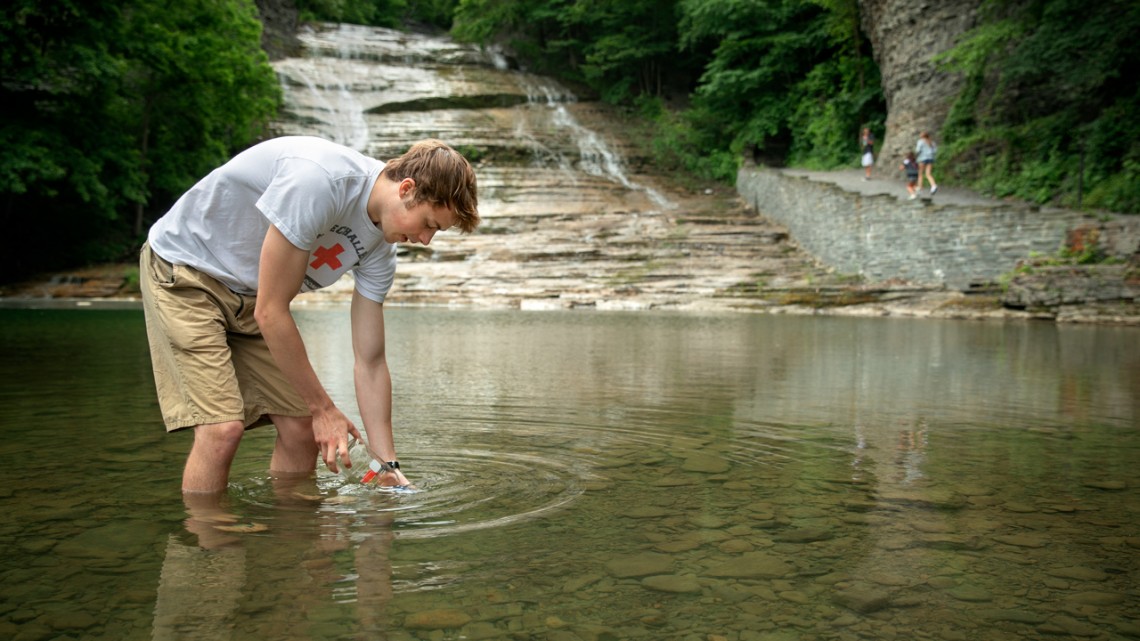 Engineers Test Device for Monitoring NY State Park Water Quality