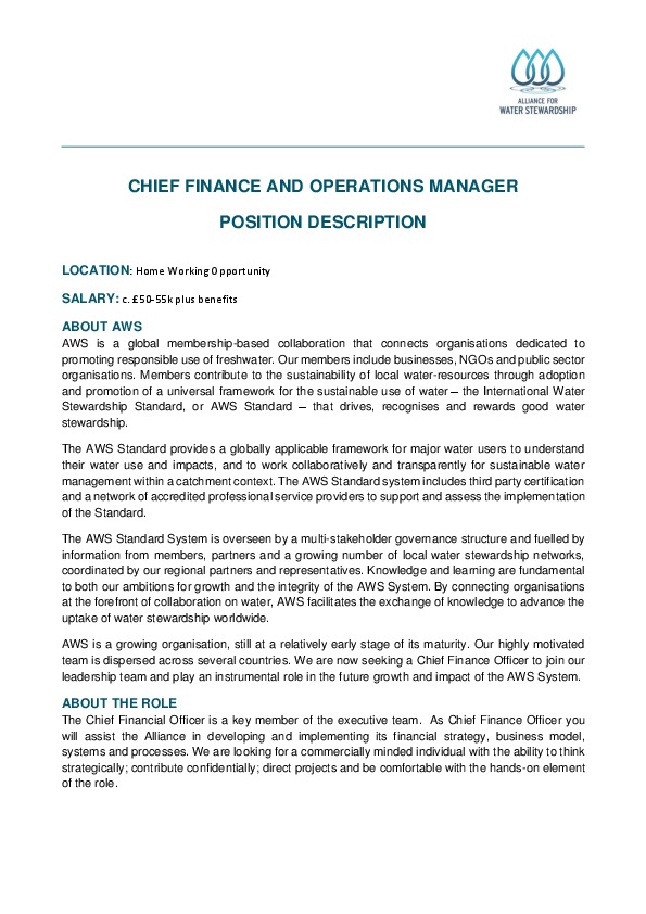 Chief Financial Officer