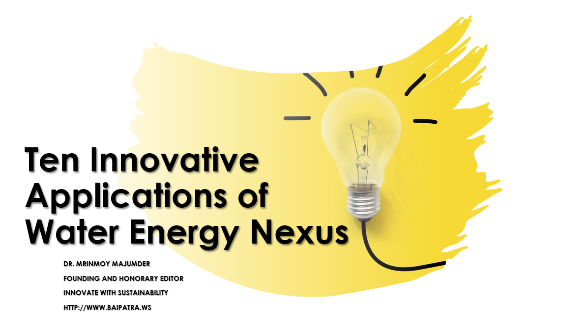 Ten Novel and Innovative Examples of Water Energy Nexus