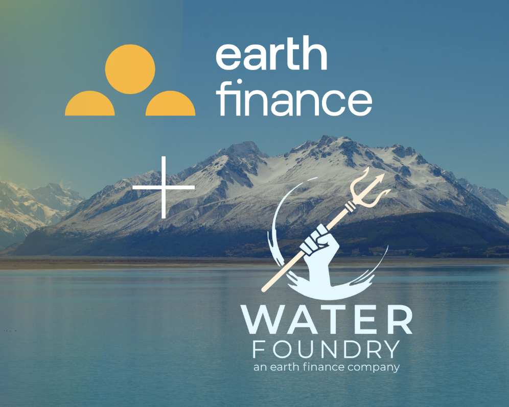 Earth Finance acquisition of Water Foundry