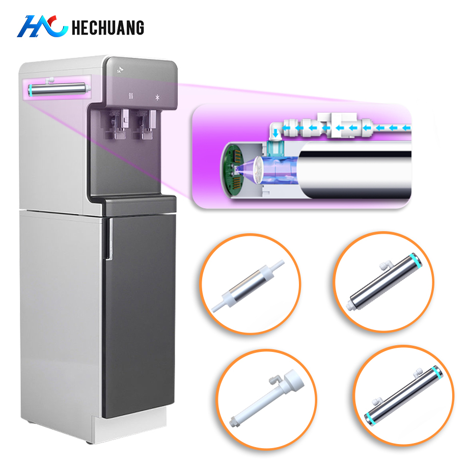 HC Hitech LED UV ultraviolet Water filter for Water Filter System, Reverse Osmosis System, Mercury-Free, EPA Certified, Stainless Steel/ABS vers...
